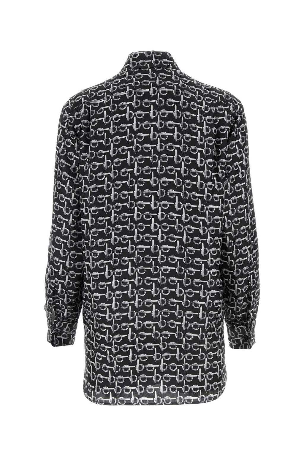 Burberry Women Printed Silk Shirt