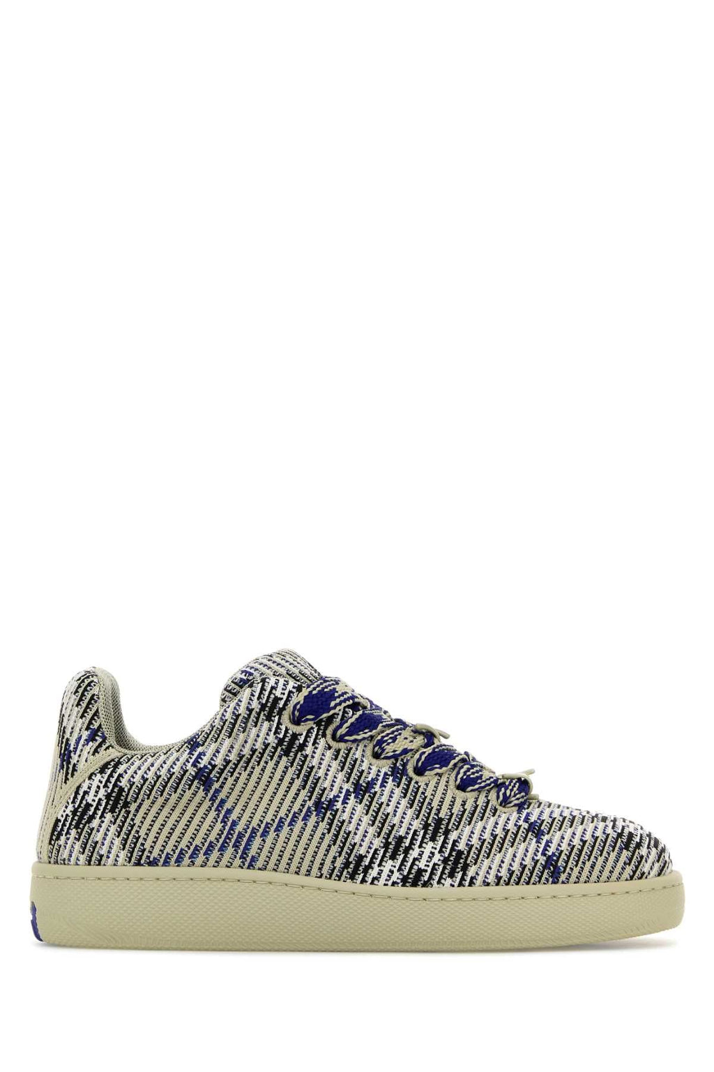 Burberry Men Embroidered Fabric Box Sneakers
