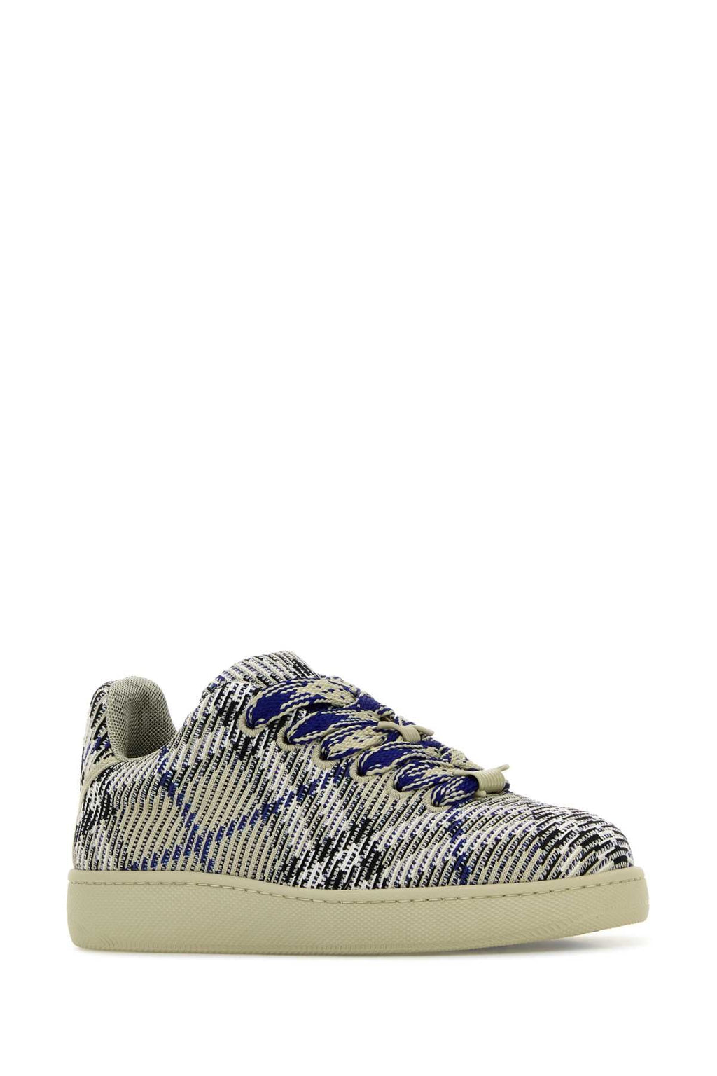 Burberry Men Embroidered Fabric Box Sneakers