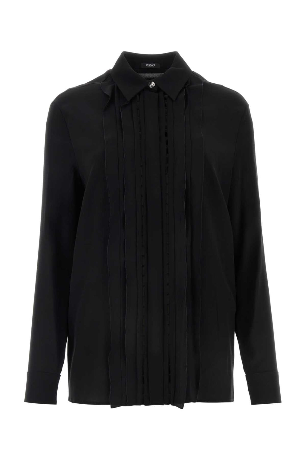 Versace Women Black Crepe Shirt