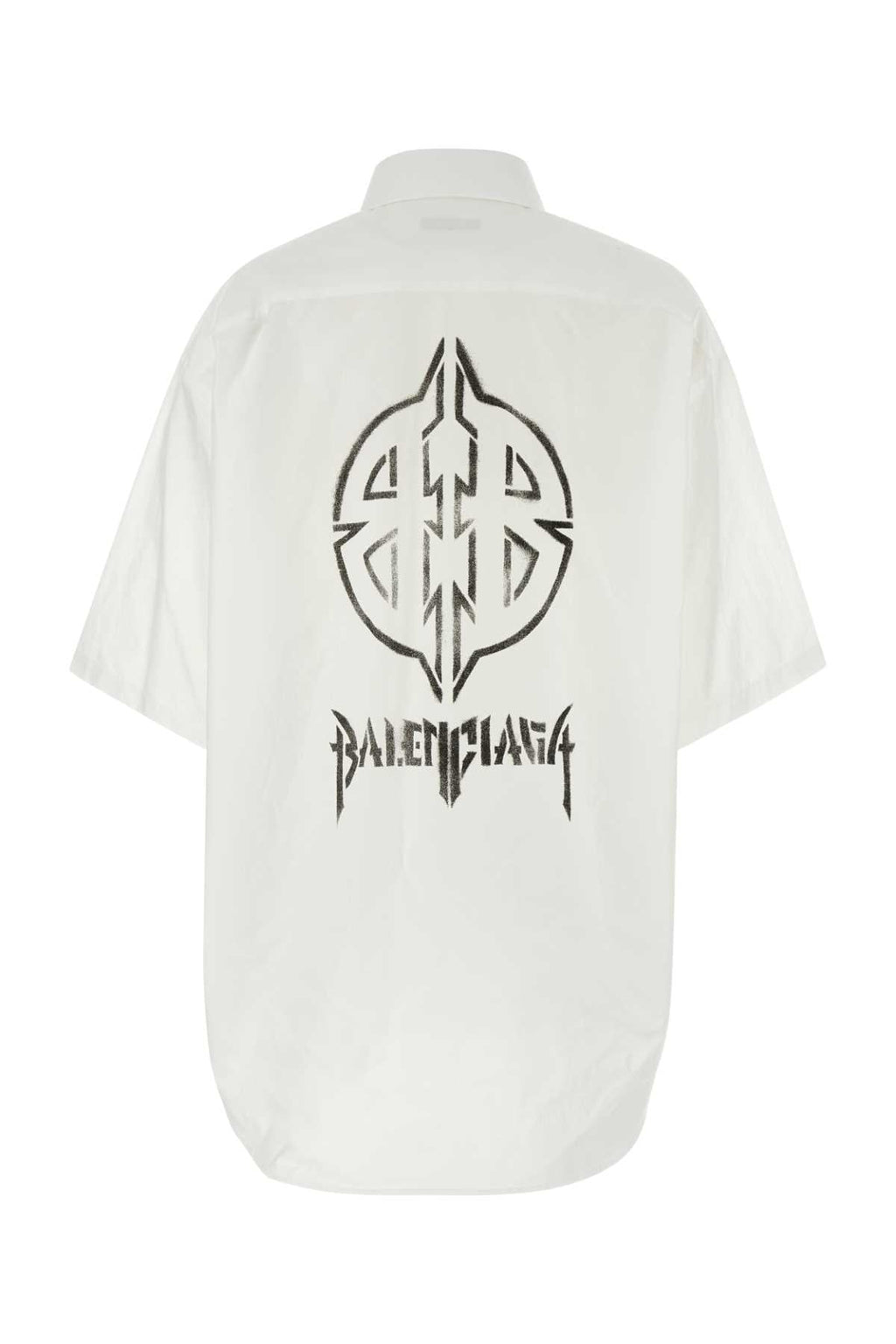 Balenciaga Women White Poplin Oversize Shirt