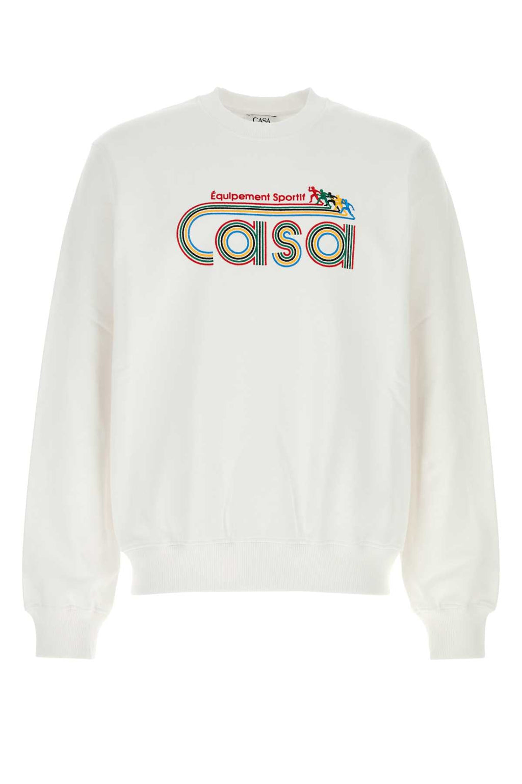 Casablanca Men White Cotton Sweatshirt