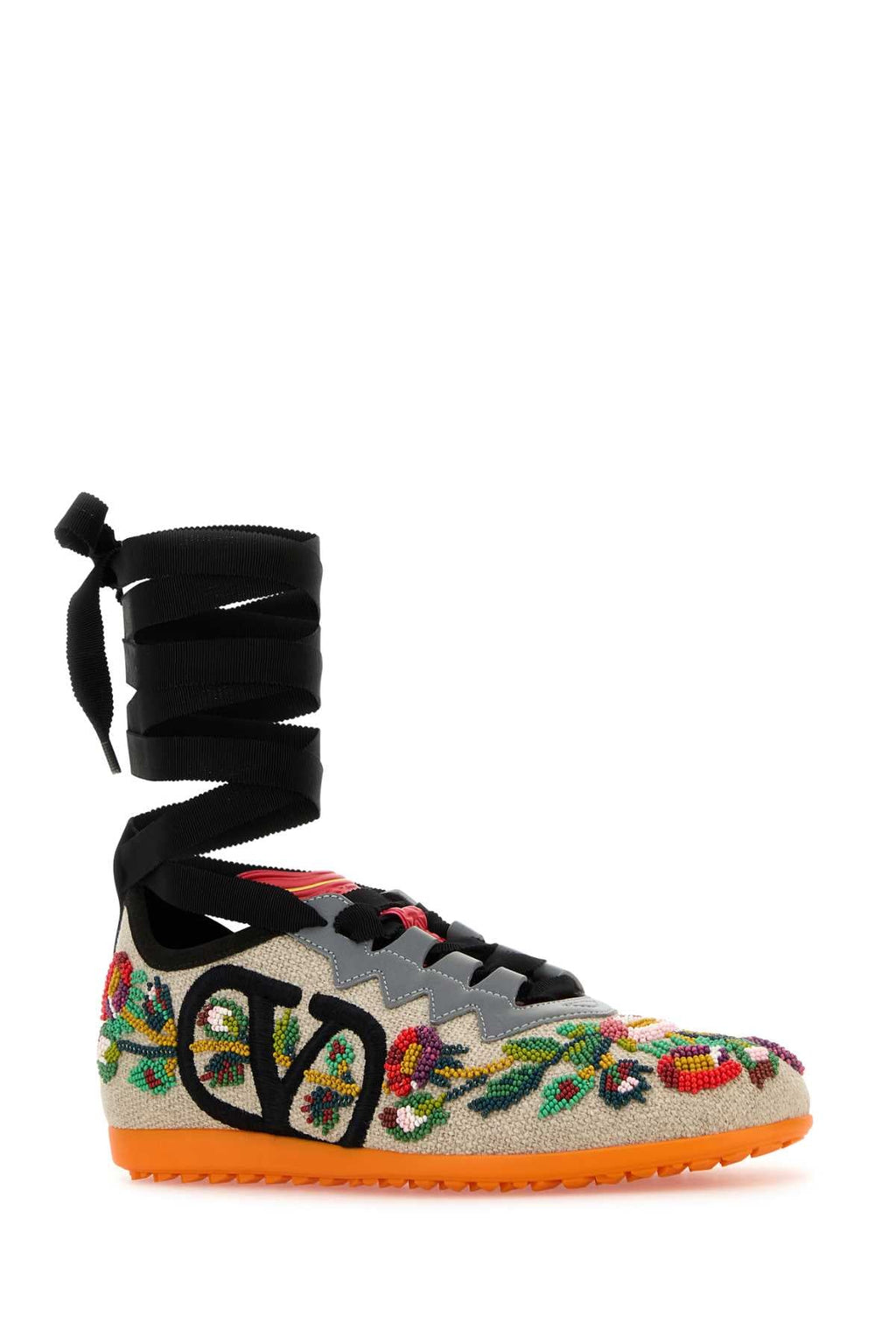 Valentino Garavani Women Embellished Canvas Chromathon Sneakers