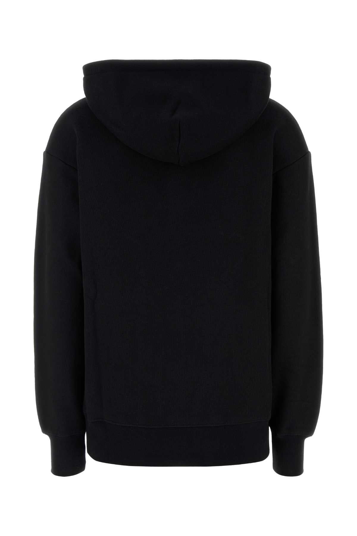 Valentino Garavani Women Black Cotton Sweatshirt