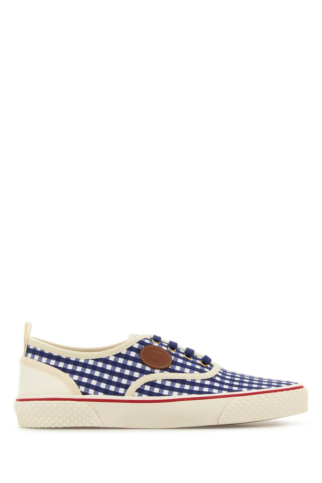 Valentino Garavani Men Printed Canvas Nojoke Sneakers