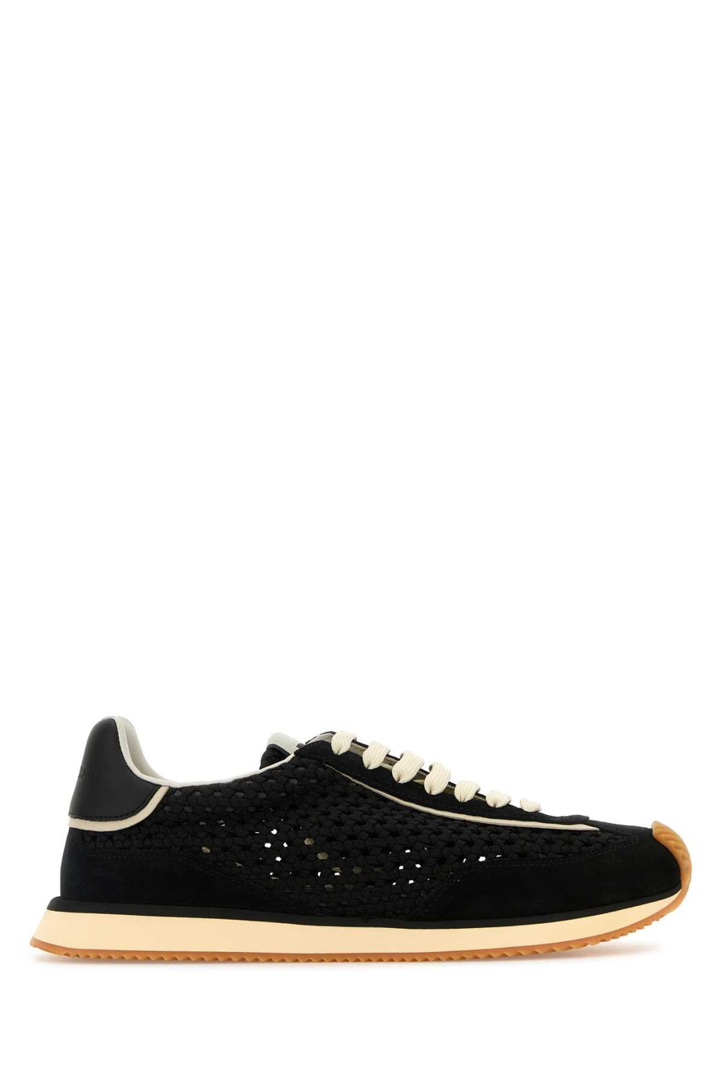 Dolce & Gabbana Men Black Fabric Sneakers