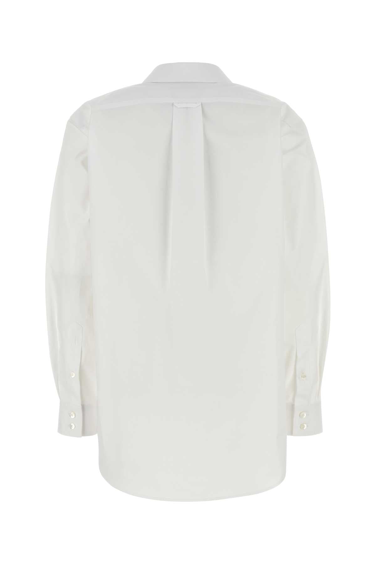 Gucci Women White Poplin Shirt