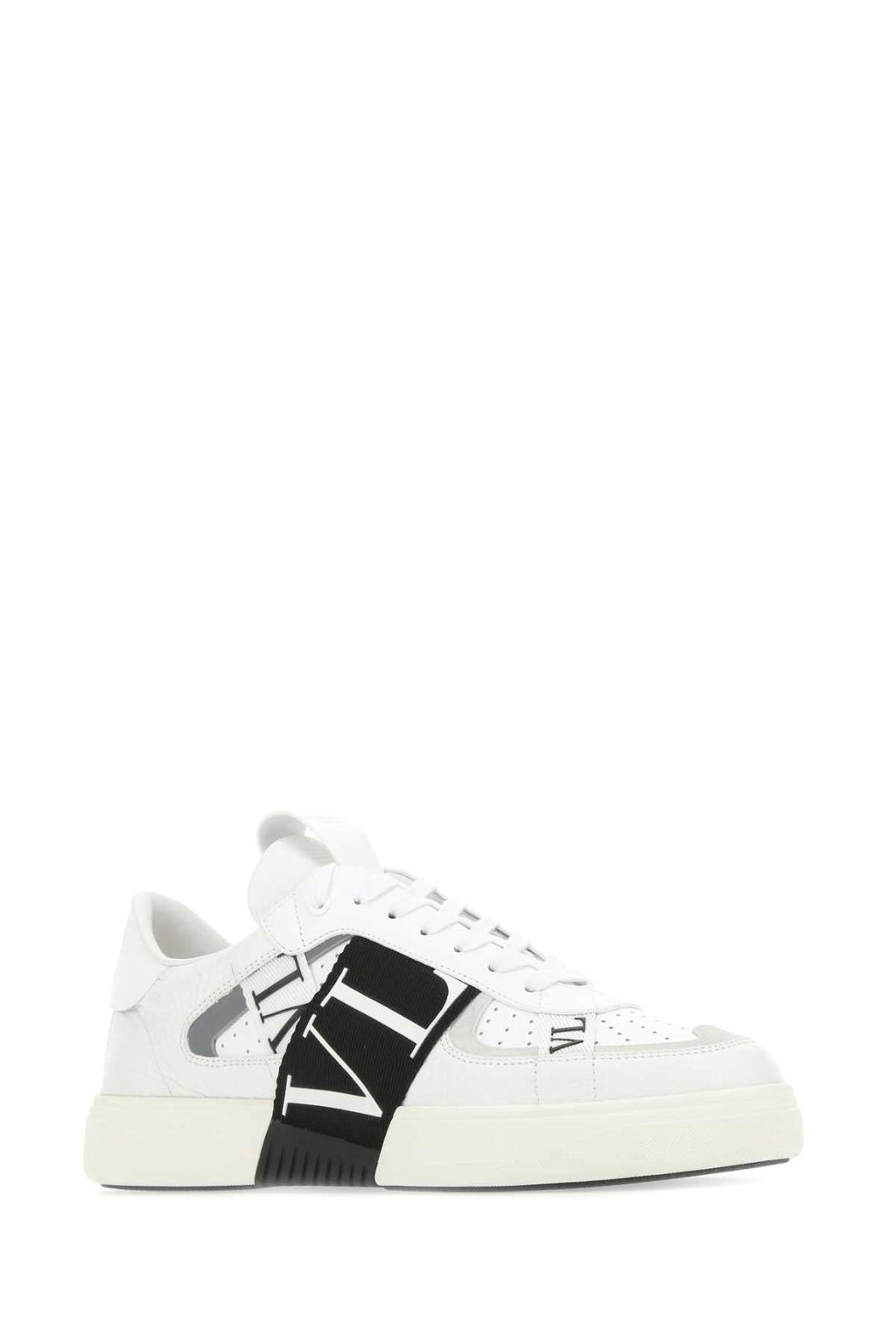 Valentino Garavani Men White Leather Vl7n Sneakers