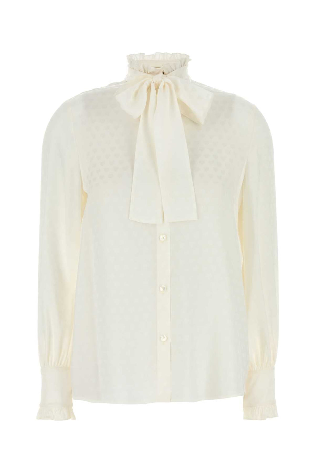 Valentino Garavani Women White Silk Shirt