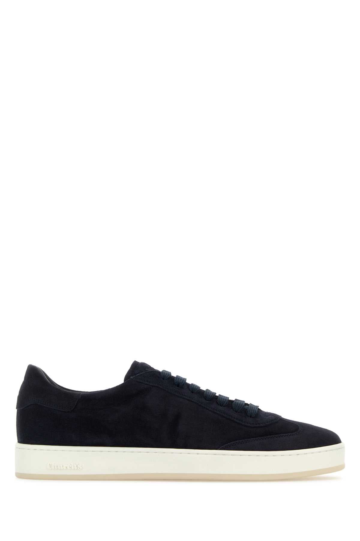 Church's Men Navy Blue Suede Largs 2 Sneakers