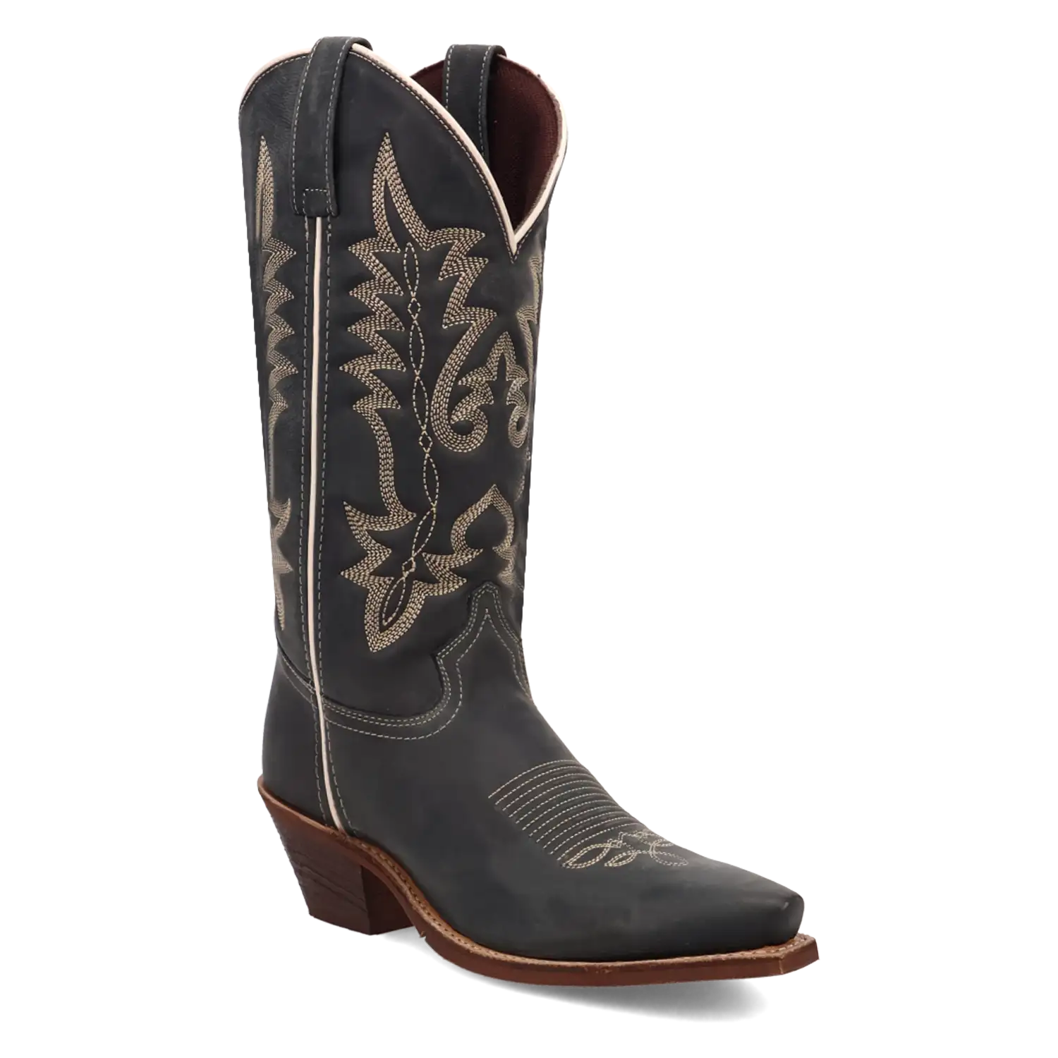 Laredo Carly - Women's Leather Cowgirl Boots Navy Regular