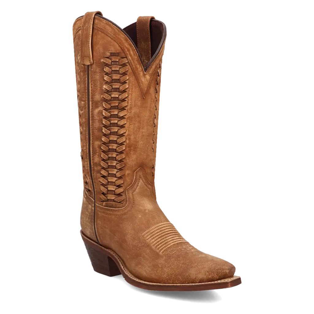 Laredo Ashlee - Women's Leather Cowgirl Boots Tan Regular