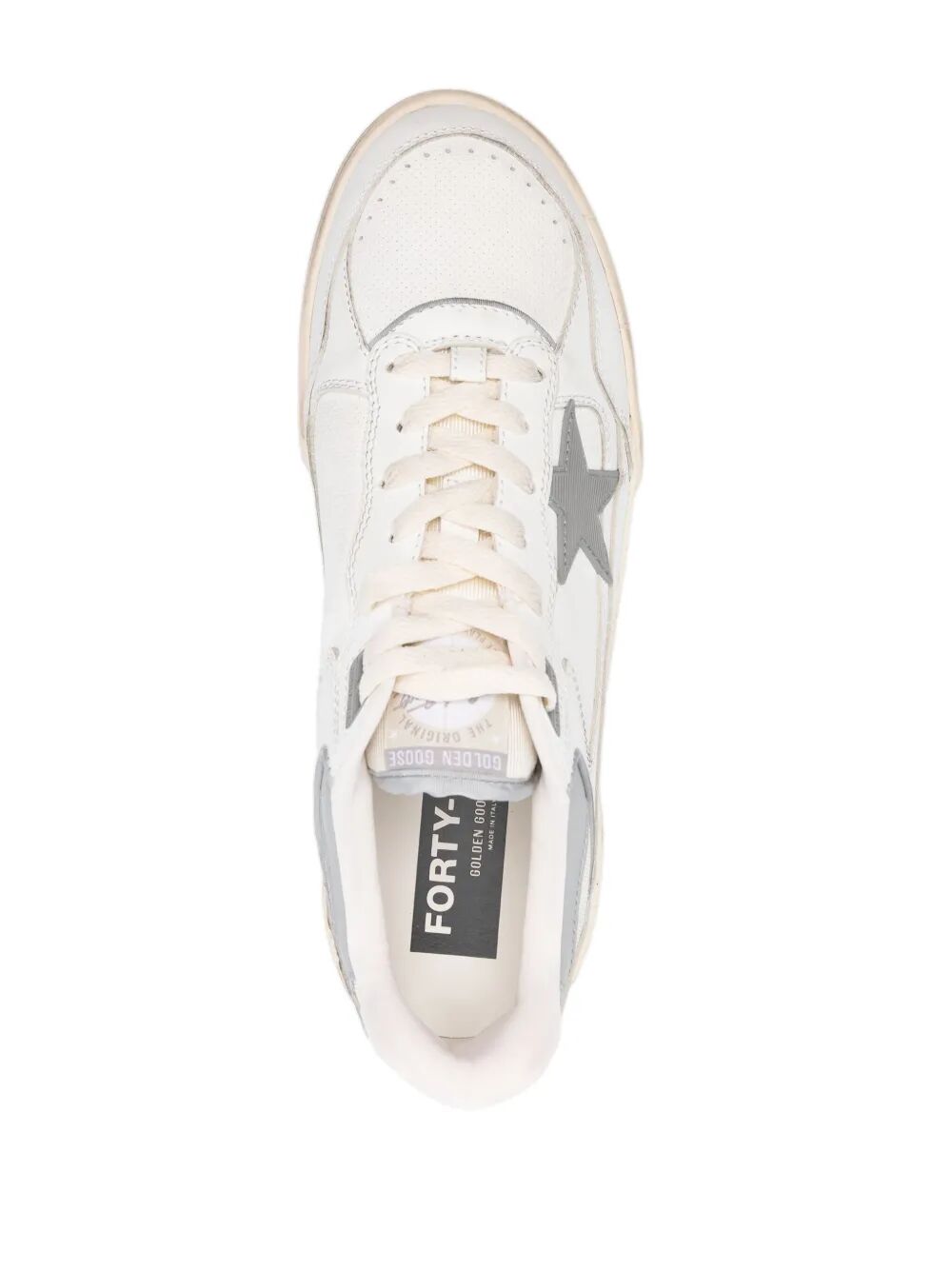 Golden Goose Men "Forty Two" Leather Upper Toe Heel And Spur Rubber Star Sneakers