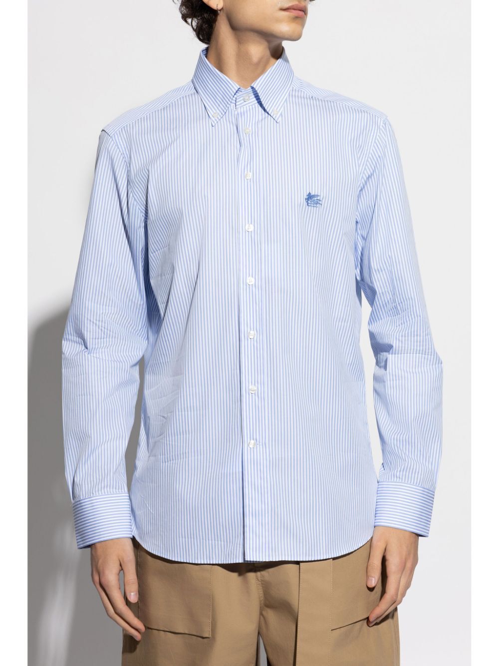 Etro Men Striped Cotton Shirt