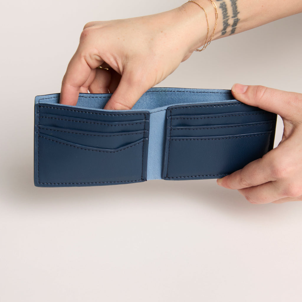 Gala Bifold Wallet (Navy / Bluestone)