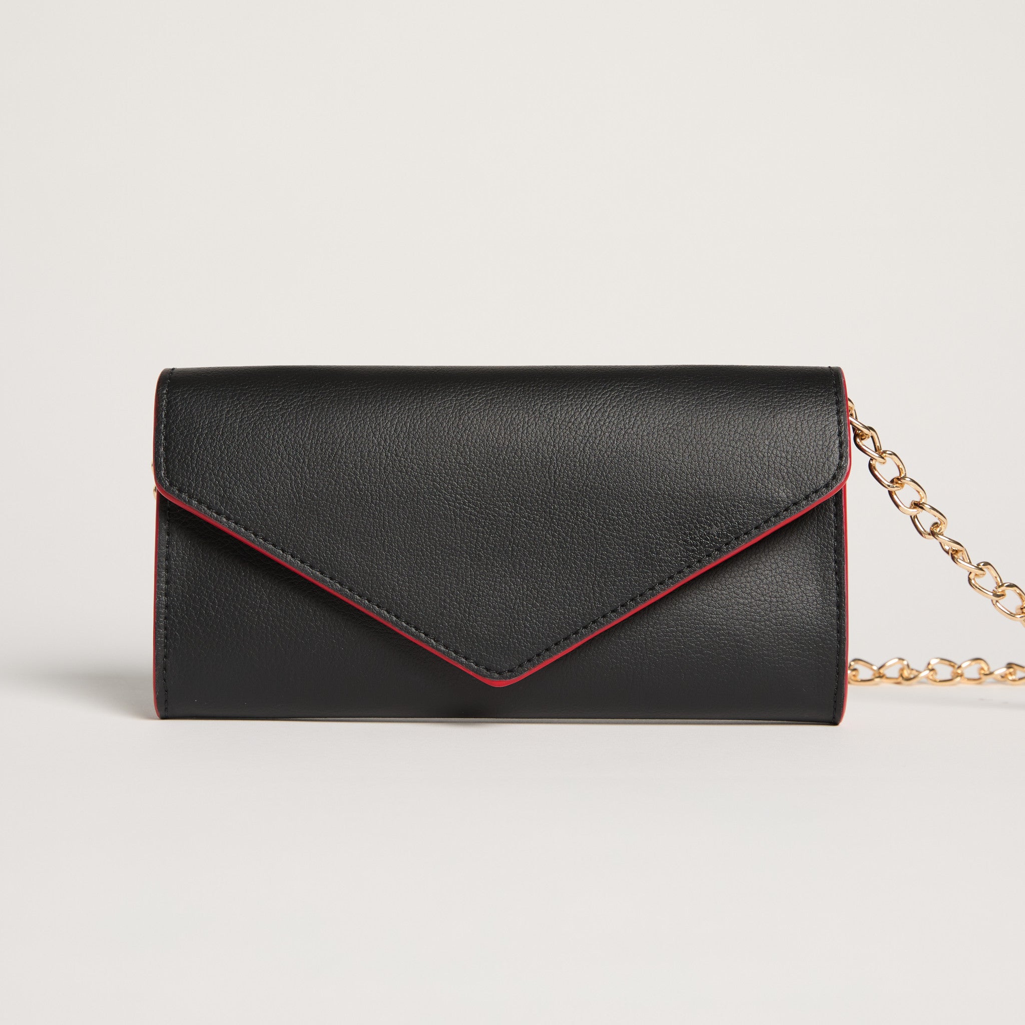 Gala Clutch / Wallet-on-Chain (Black)