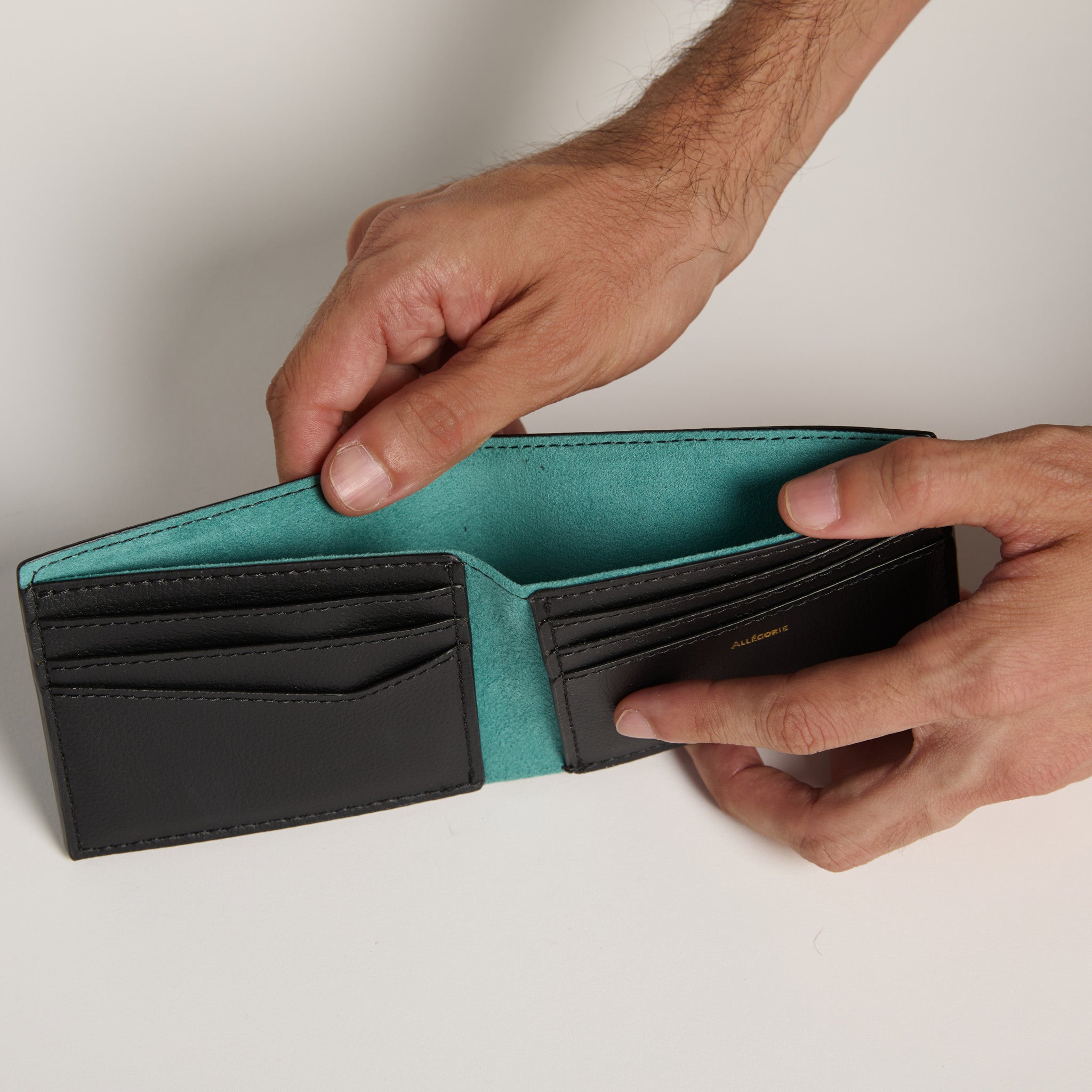 Gala Bifold Wallet (Black) Teal