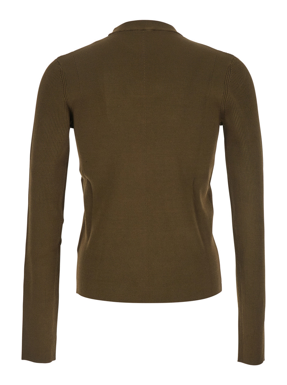 Diesel Men 'Zacary' Green T-Shirt With Round Neck And Oval D Cut-Out On The Front In Tech Fabric Man