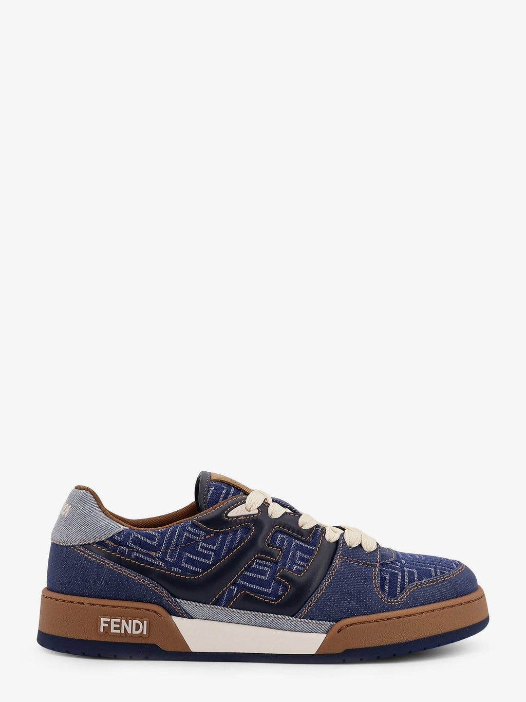 Fendi Men Fendi Match Denim Sneakers