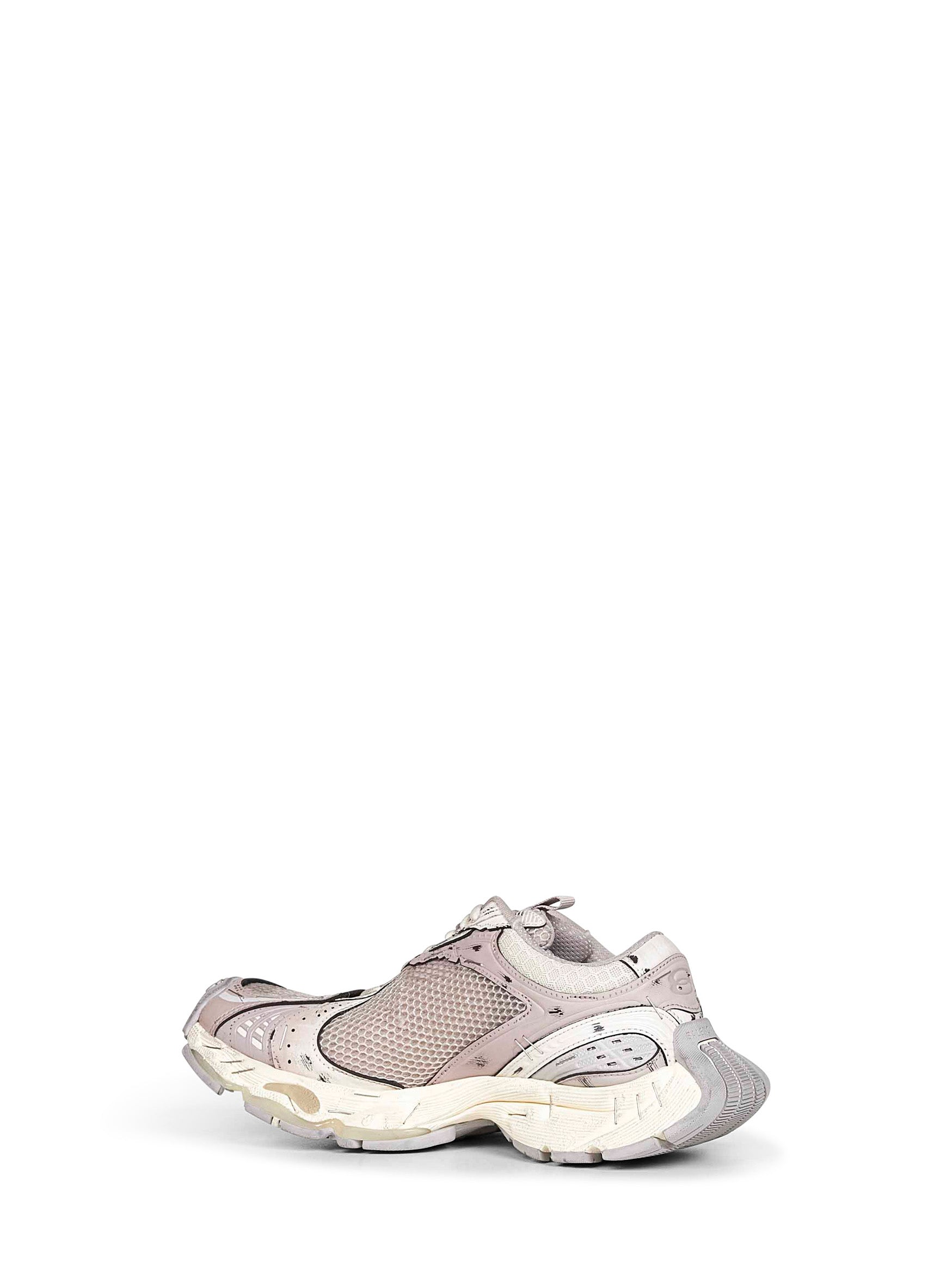 Balenciaga Women Beige And Grey Stapler Sneakers