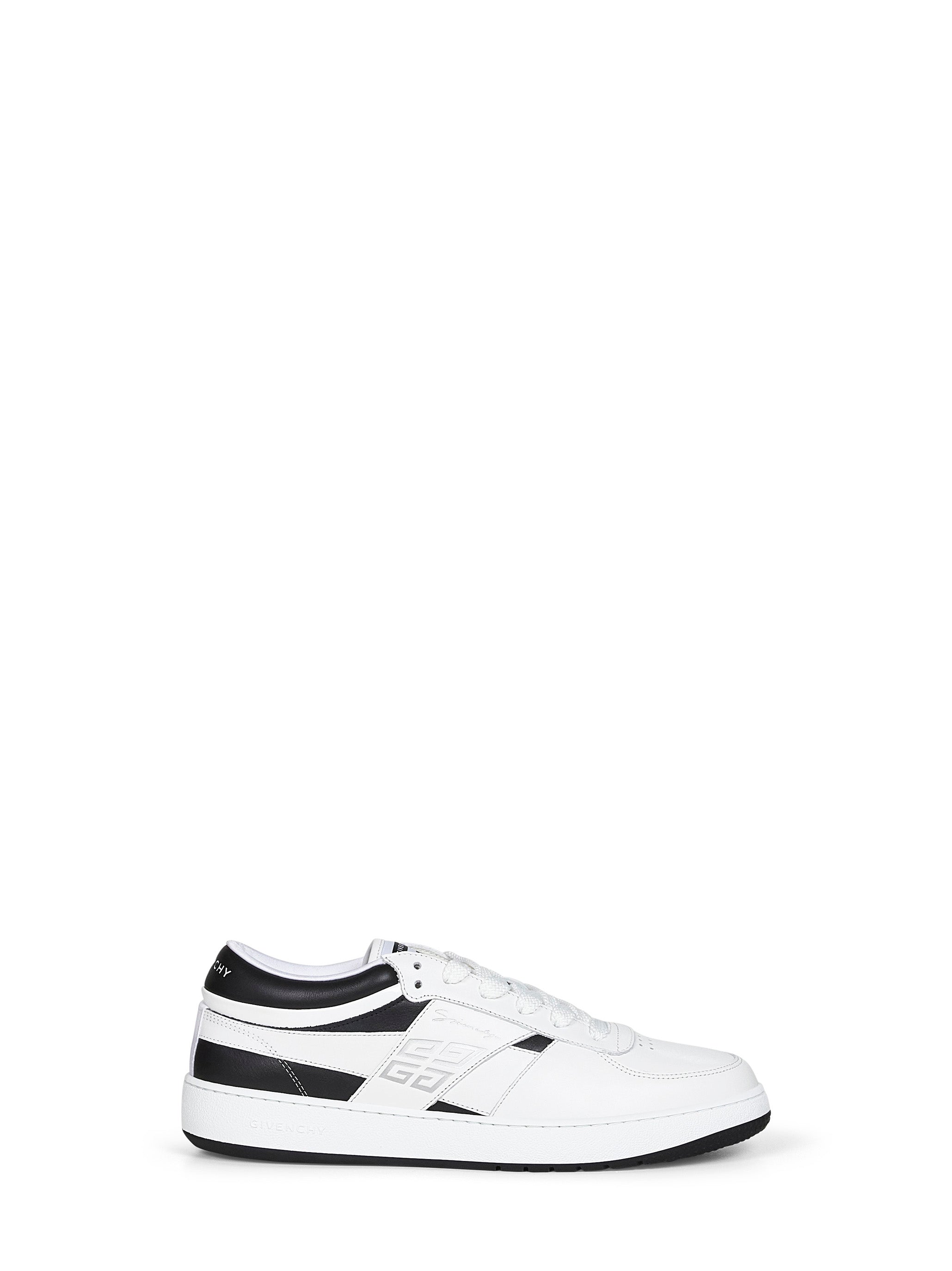 Givenchy Men White Leather G Move Sneakers
