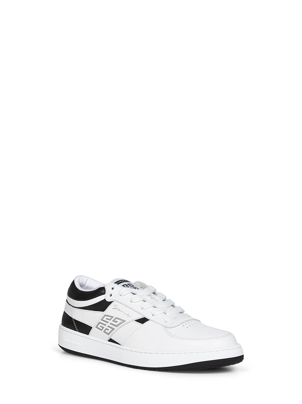 Givenchy Men White Leather G Move Sneakers