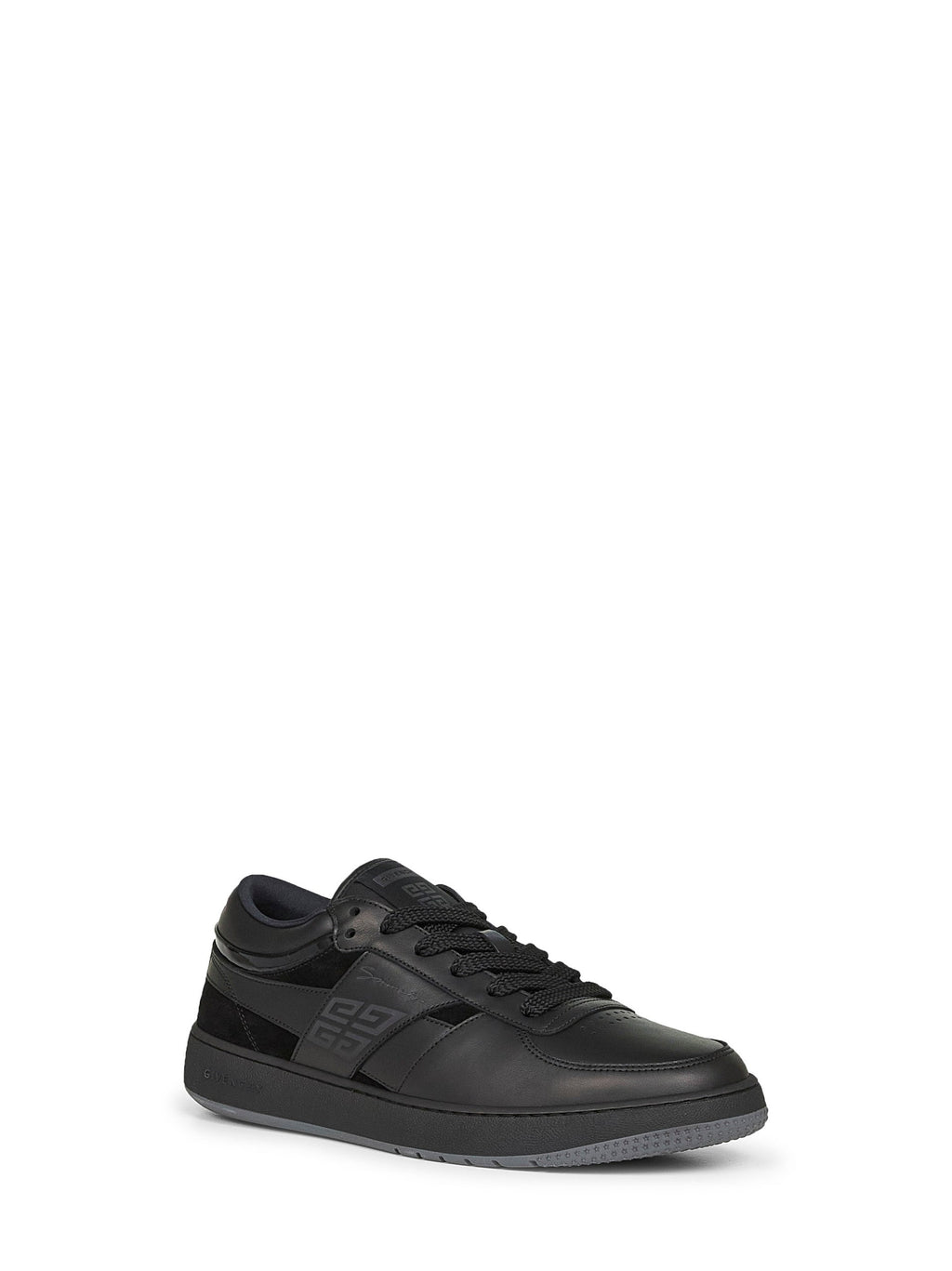 Givenchy Men Black Mixed Leathers G Move Sneakers