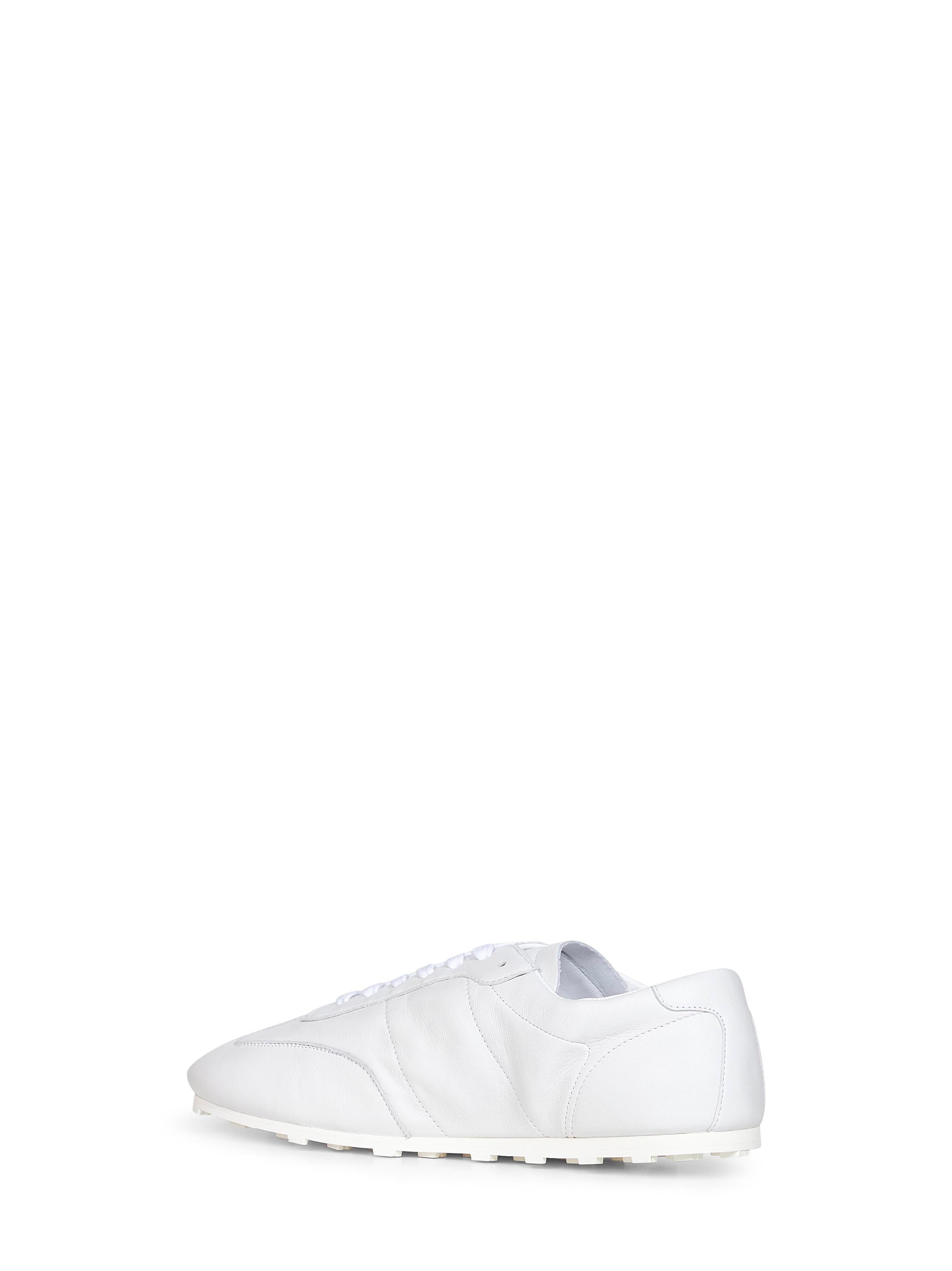 Marni Men White Nappa Leather Softy Soccer Sneakers