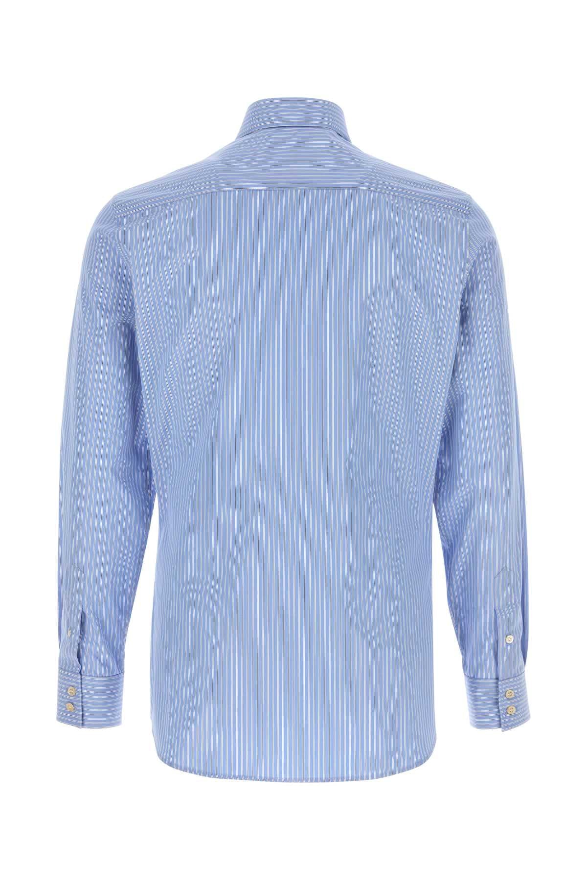 Valentino Garavani Men Embroidered Poplin Shirt