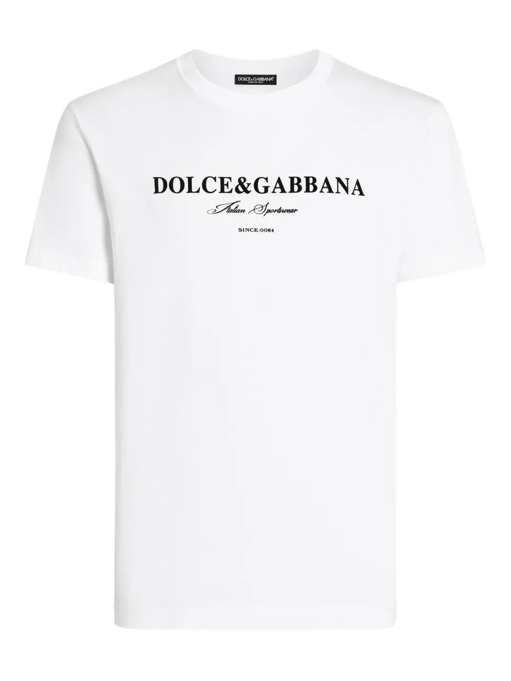 Dolce & Gabbana Men Cotton T-Shirt With Print