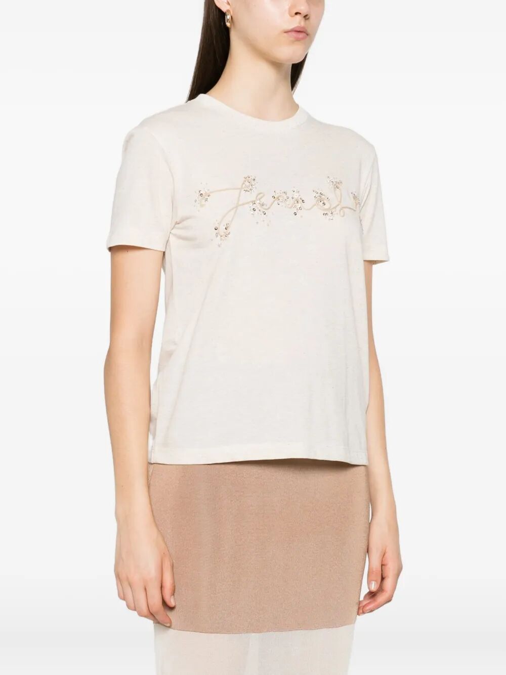 Fendi Women T-Shirt Fendi Embr
