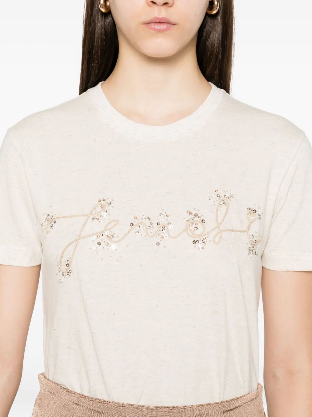 Fendi Women T-Shirt Fendi Embr