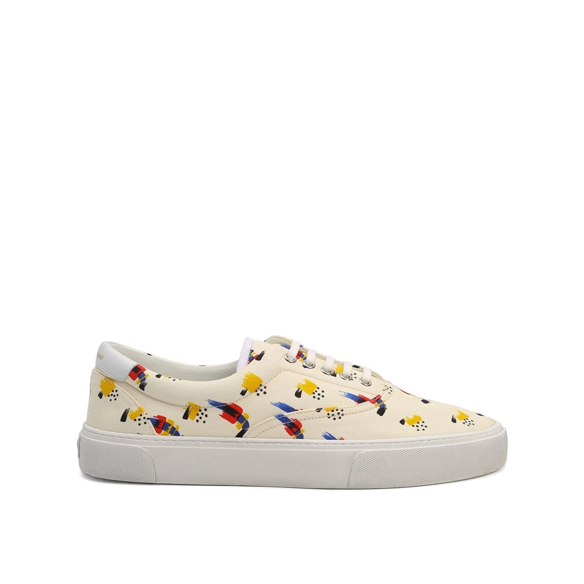 Saint Laurent Printed Canvas Sneakers Men