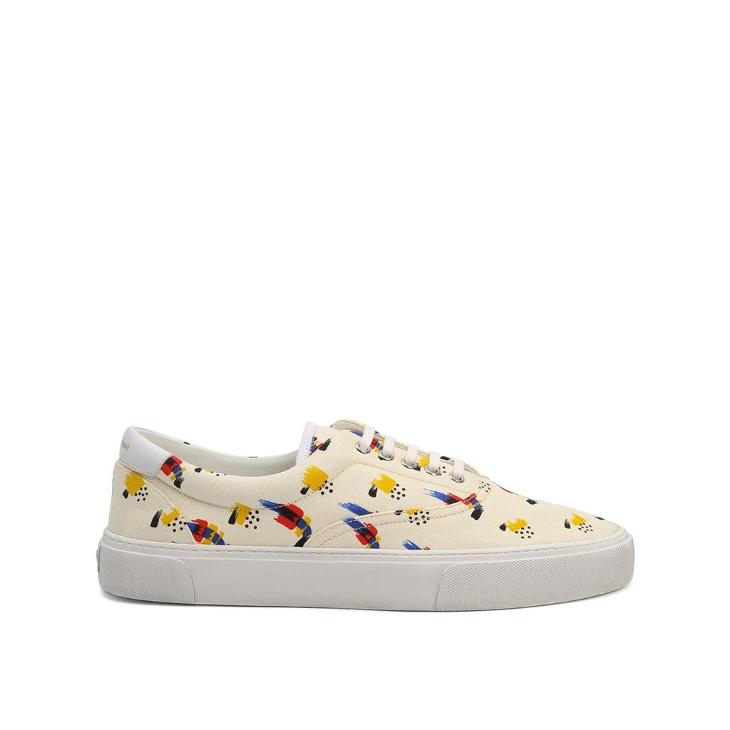 Saint Laurent Printed Canvas Sneakers Men