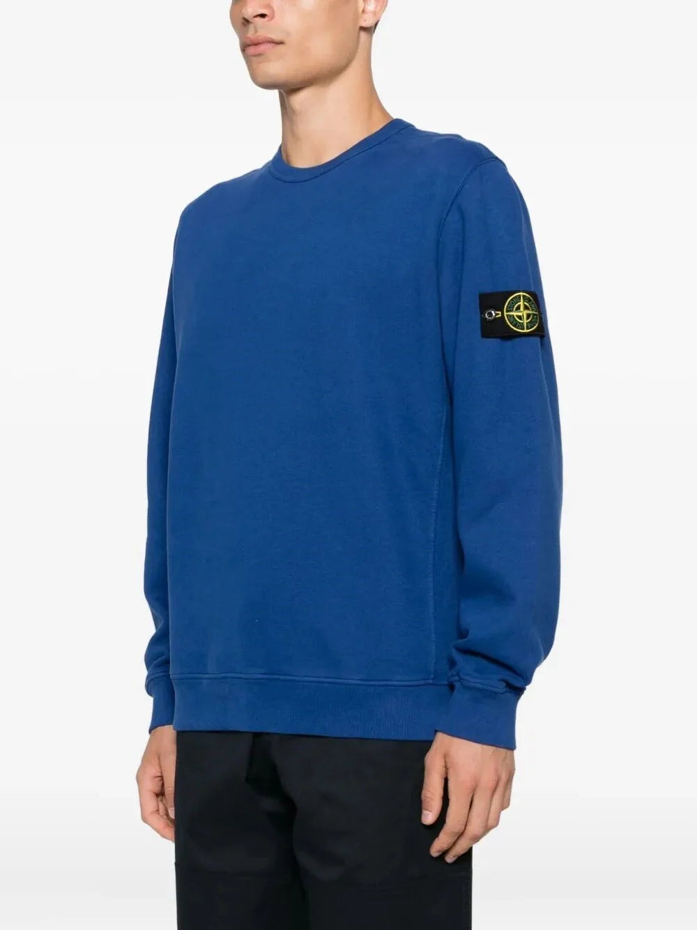 Stone Island Men `Brushed Organic Cotton` Sweatshirt