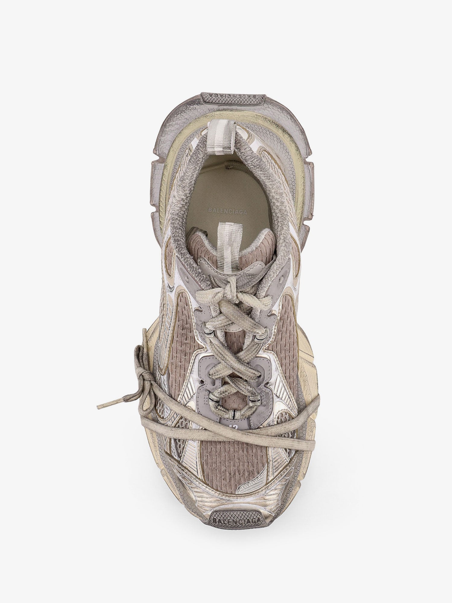 Balenciaga Men 3Xl Low-Top Mesh Sneakers