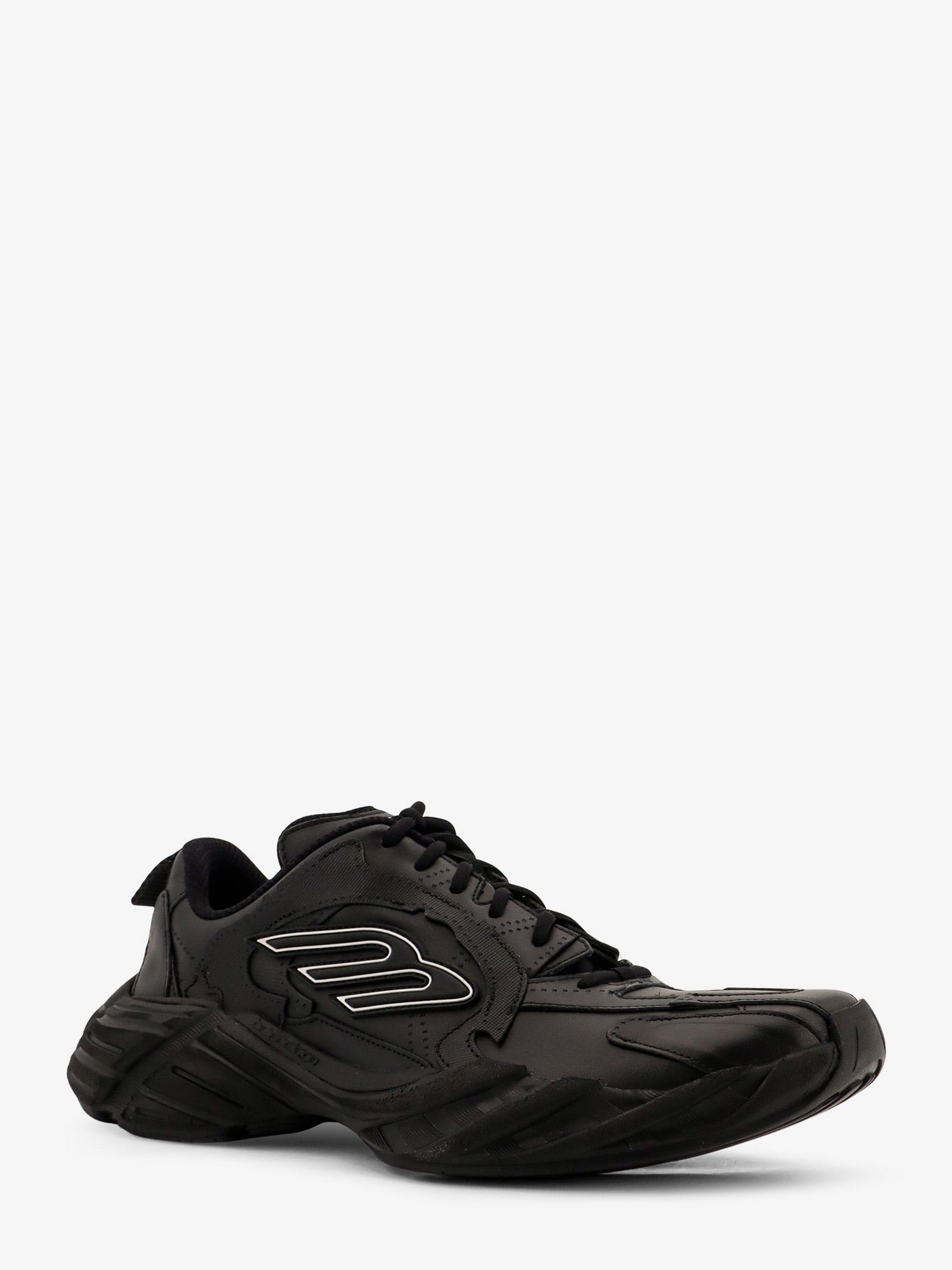 Balenciaga Men Monday Low-Top Leather Sneakers