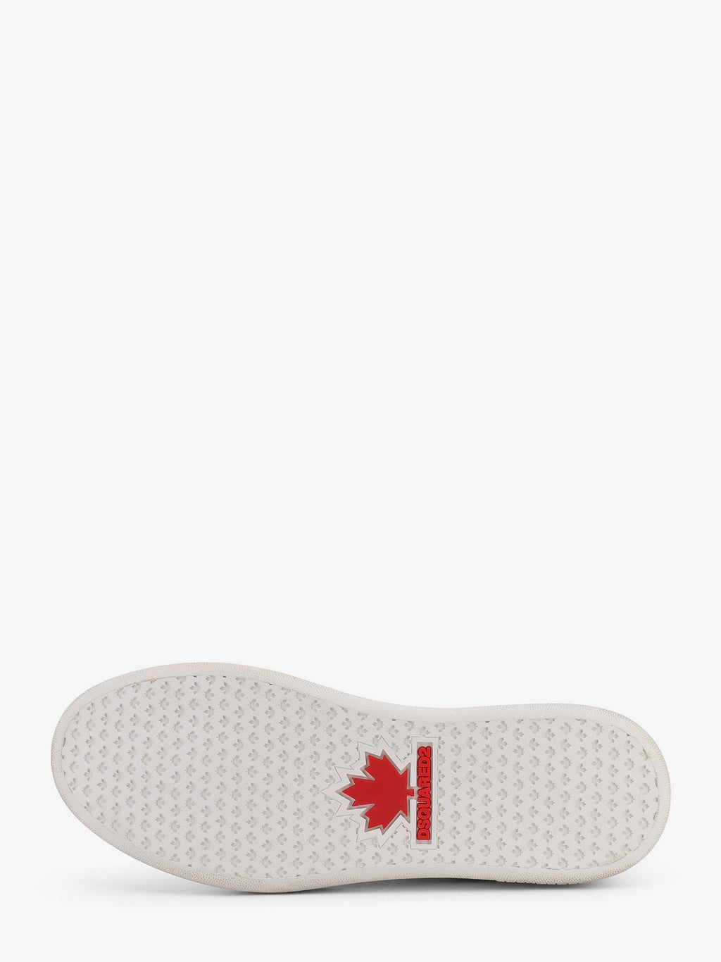 Dsquared2 Men Low-Top Leather Sneakers With Denim Profiles