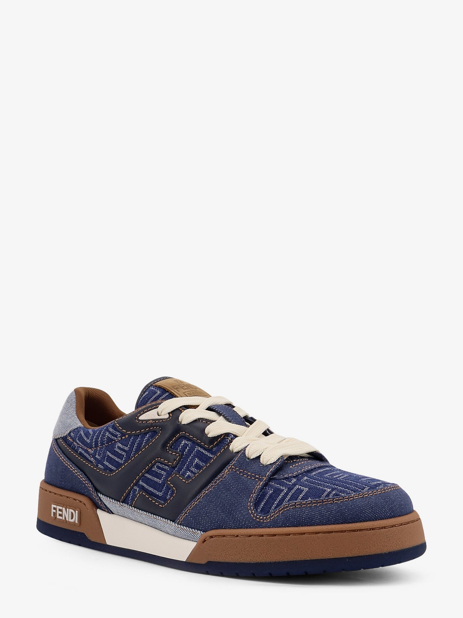Fendi Men Fendi Match Denim Sneakers