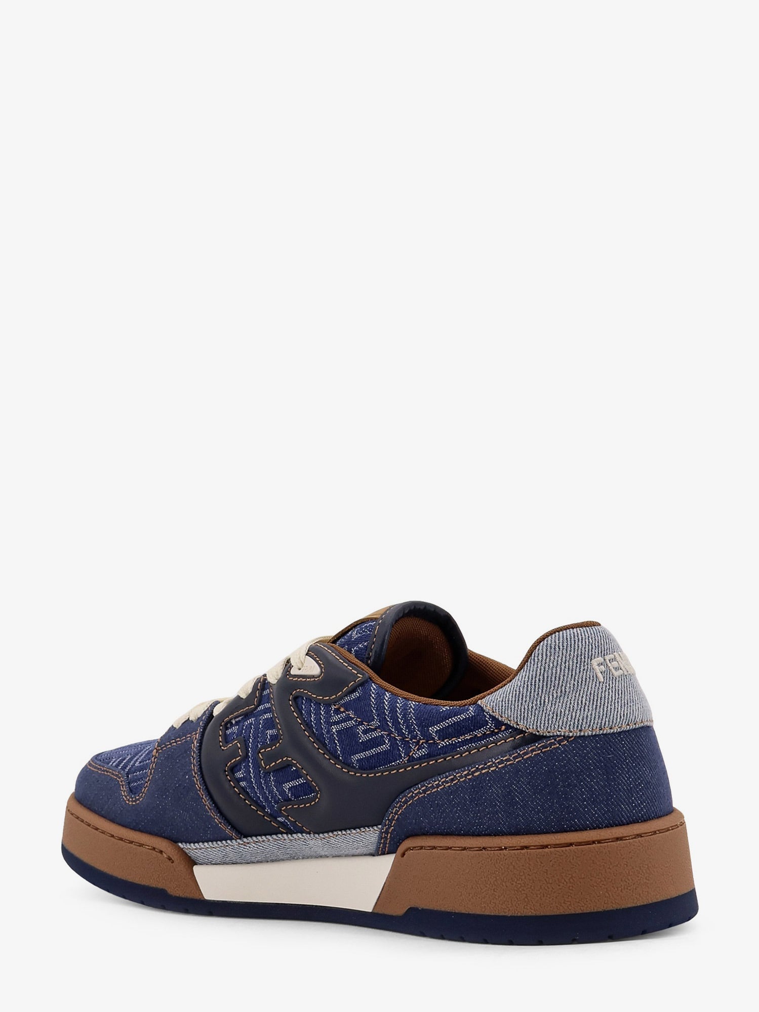 Fendi Men Fendi Match Denim Sneakers