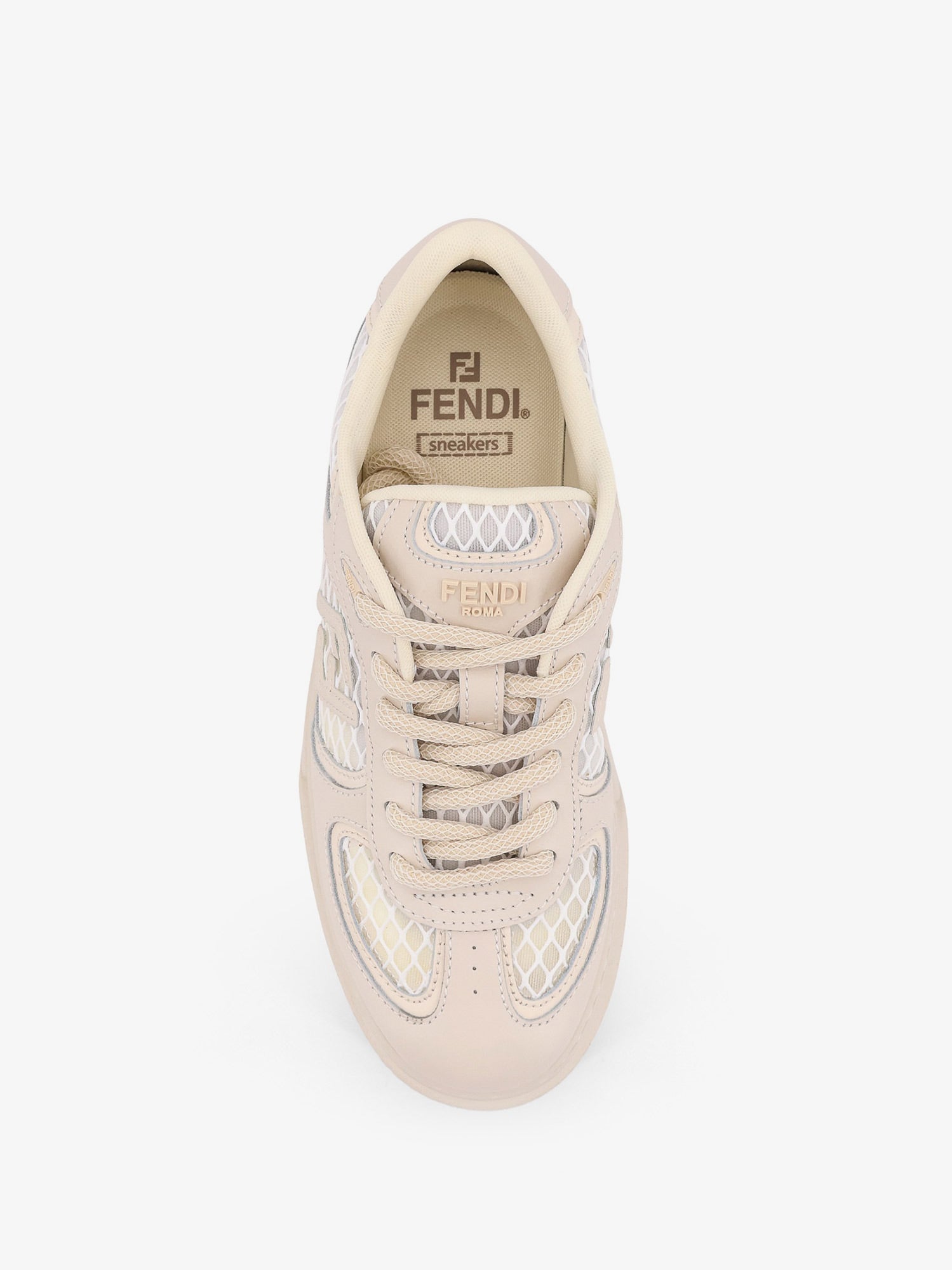 Fendi Women Fendi Match Leather Sneakers