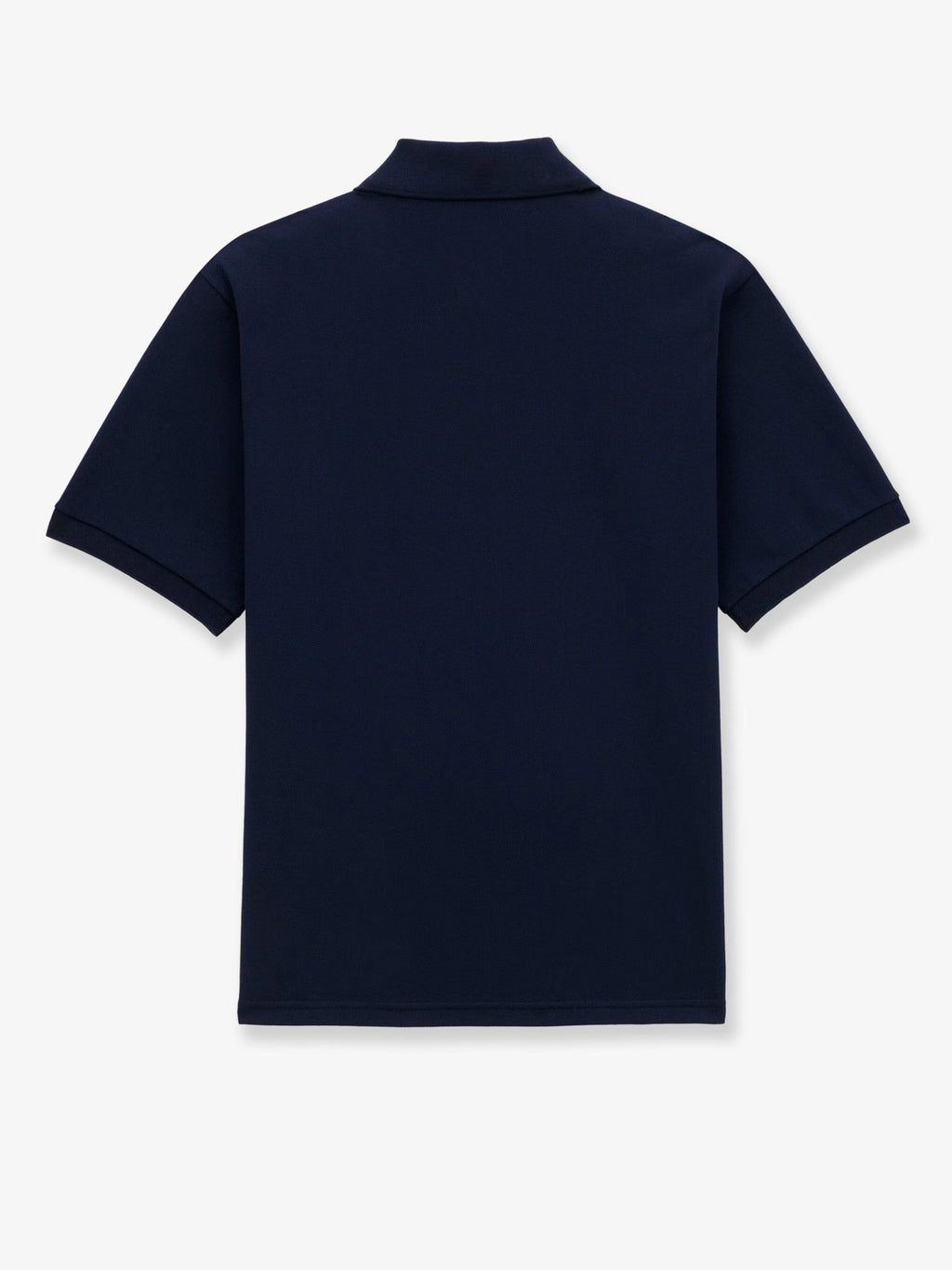 Saint Laurent Men Recycled Material Polo Shirt With Cassandre Embroidery