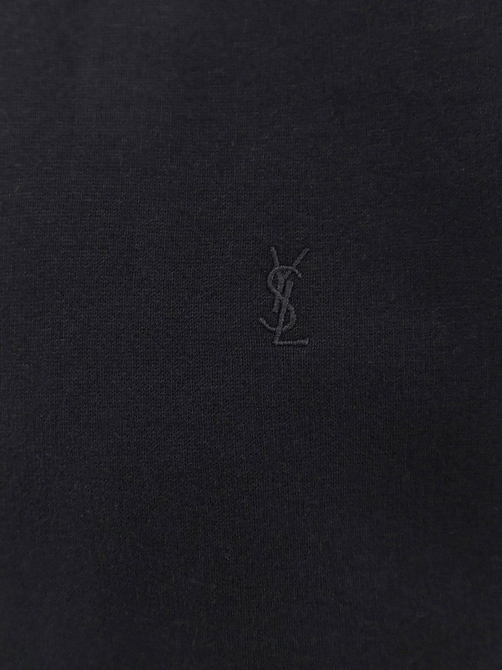 Saint Laurent Women Certified Cotton Sweatshirt With Cassandre Embroidery