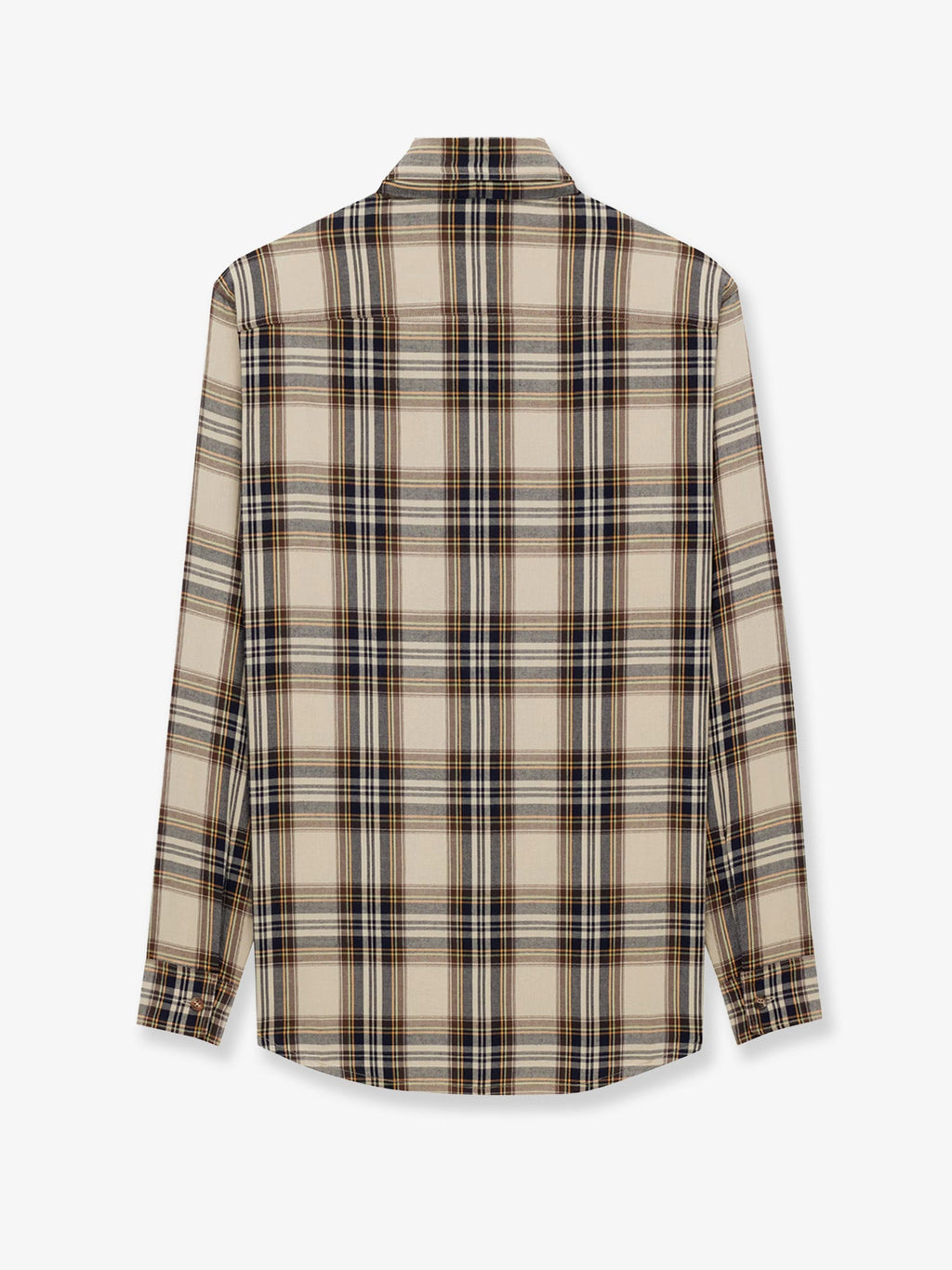 Saint Laurent Women Cotton Tartan Lavalliere Shirt