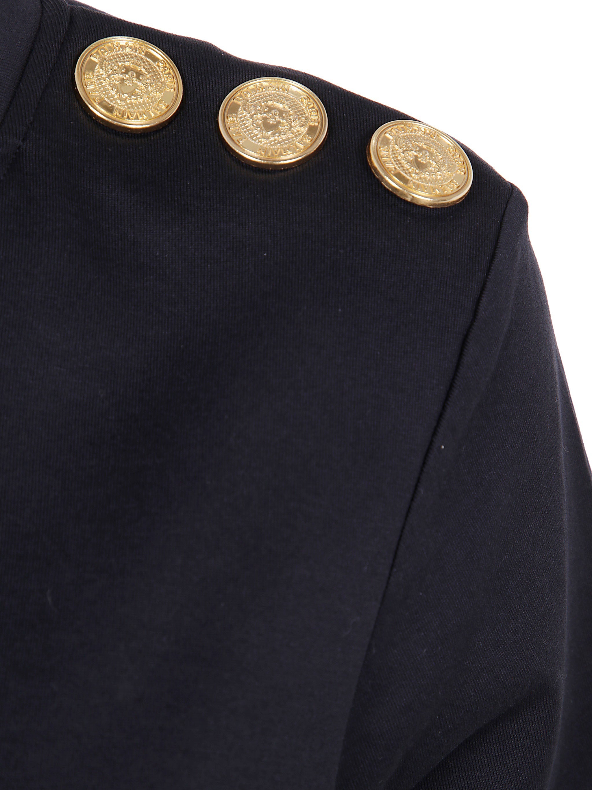 Balmain Women 3 Buttons Balmain Printed T-Shirt