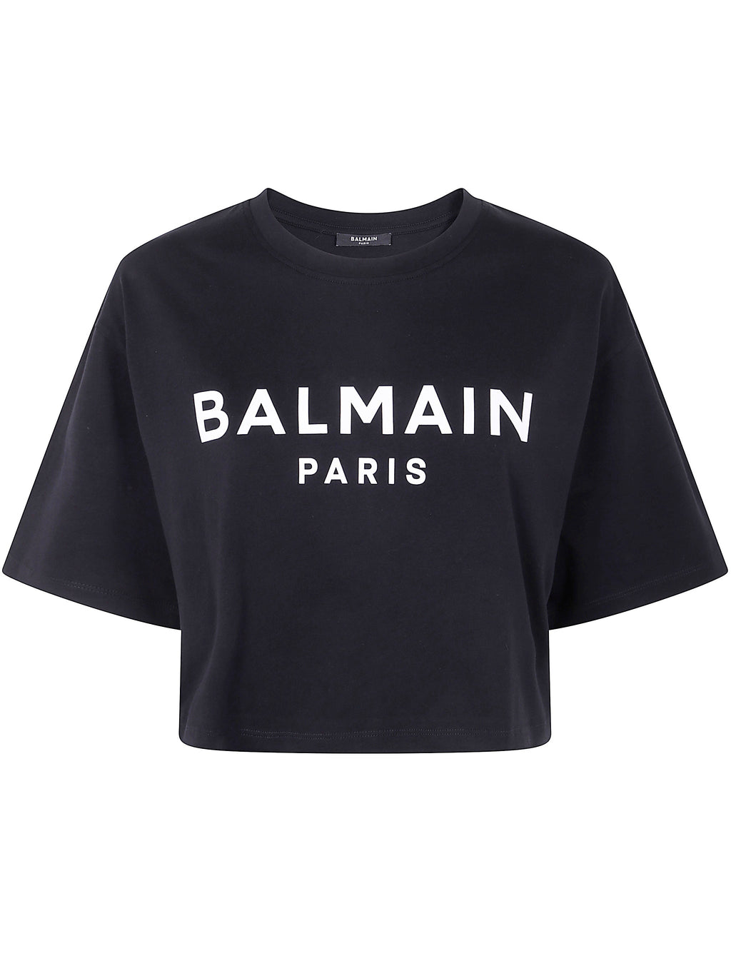 Balmain Women Balmain Printed Cropped T-Shirt