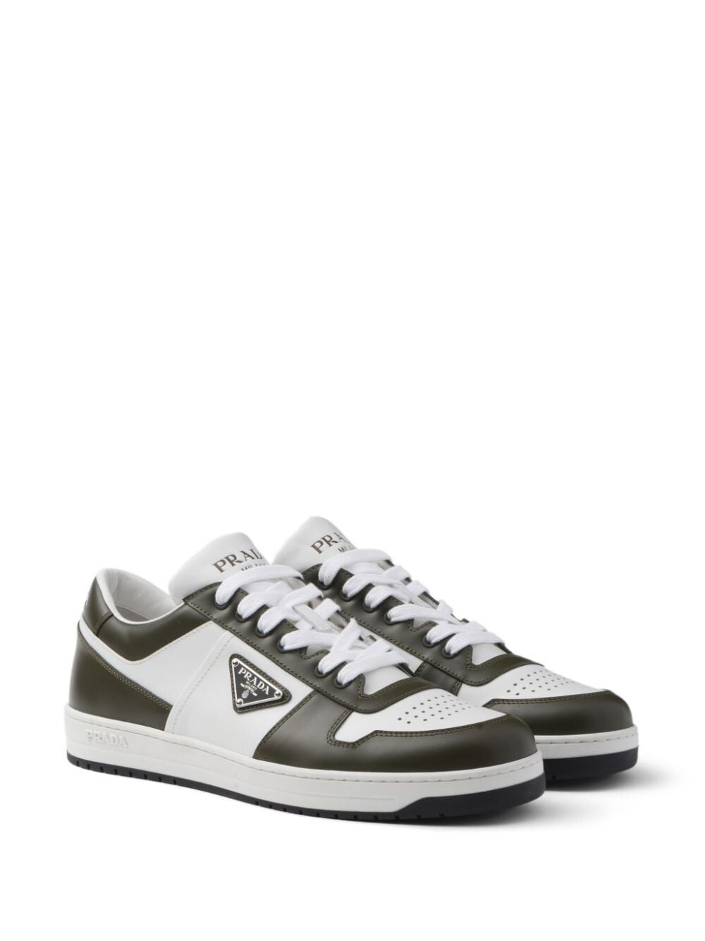 Prada Men Sneakers Downtown Bicolore