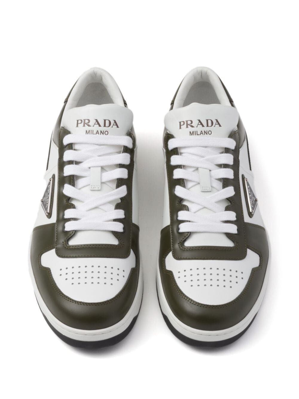 Prada Men Sneakers Downtown Bicolore
