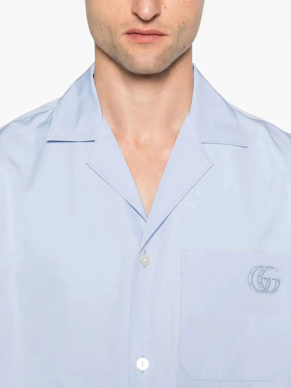 Gucci Men Heavy Cotton Popeline Shirt