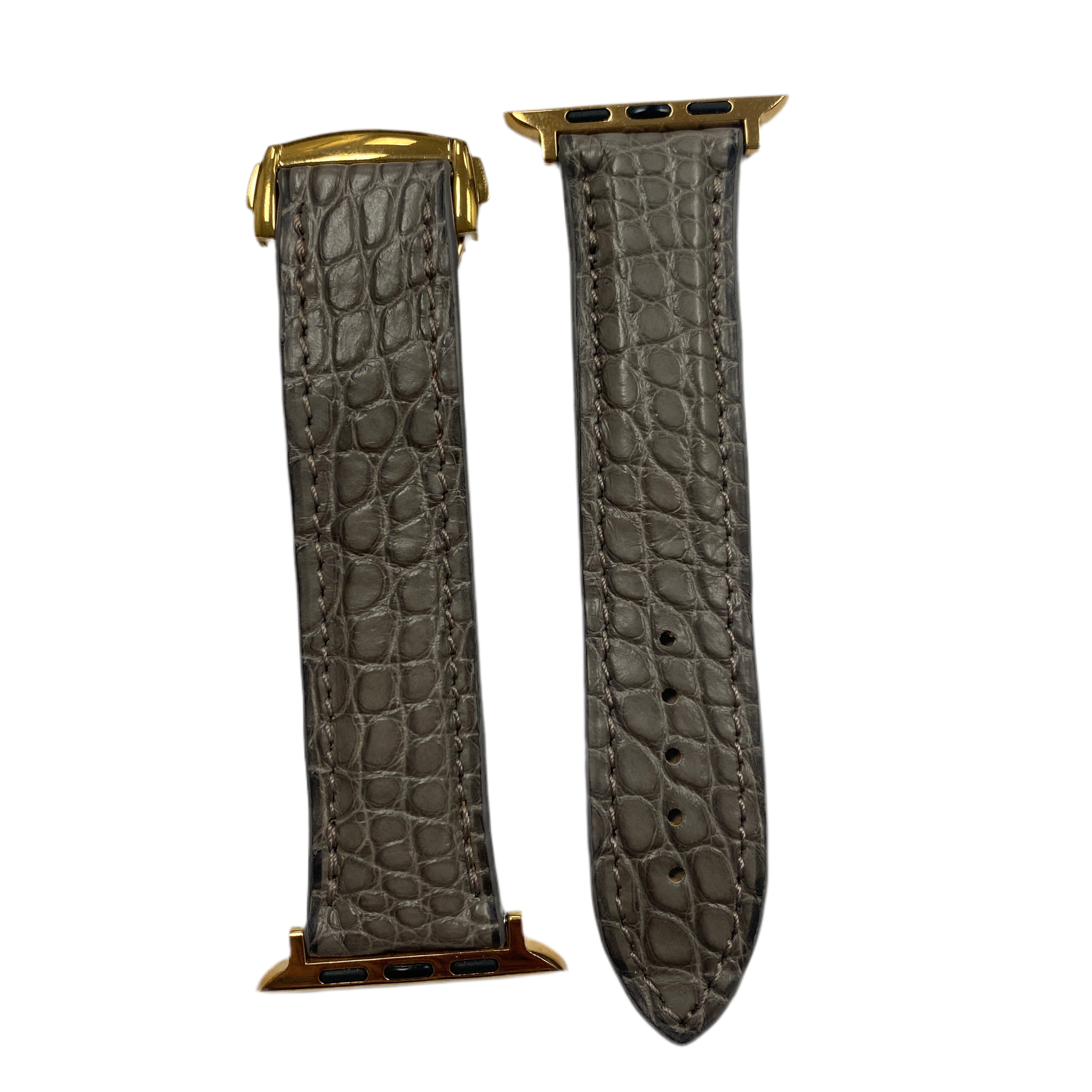 Apple Watch Band, Light Grey Matte Alligator